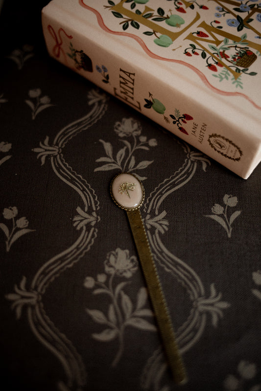 Antique Bookmark | Blush and Cream