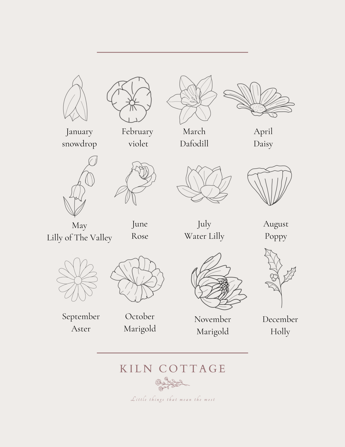 A Mother's Garden Heirloom Necklace
