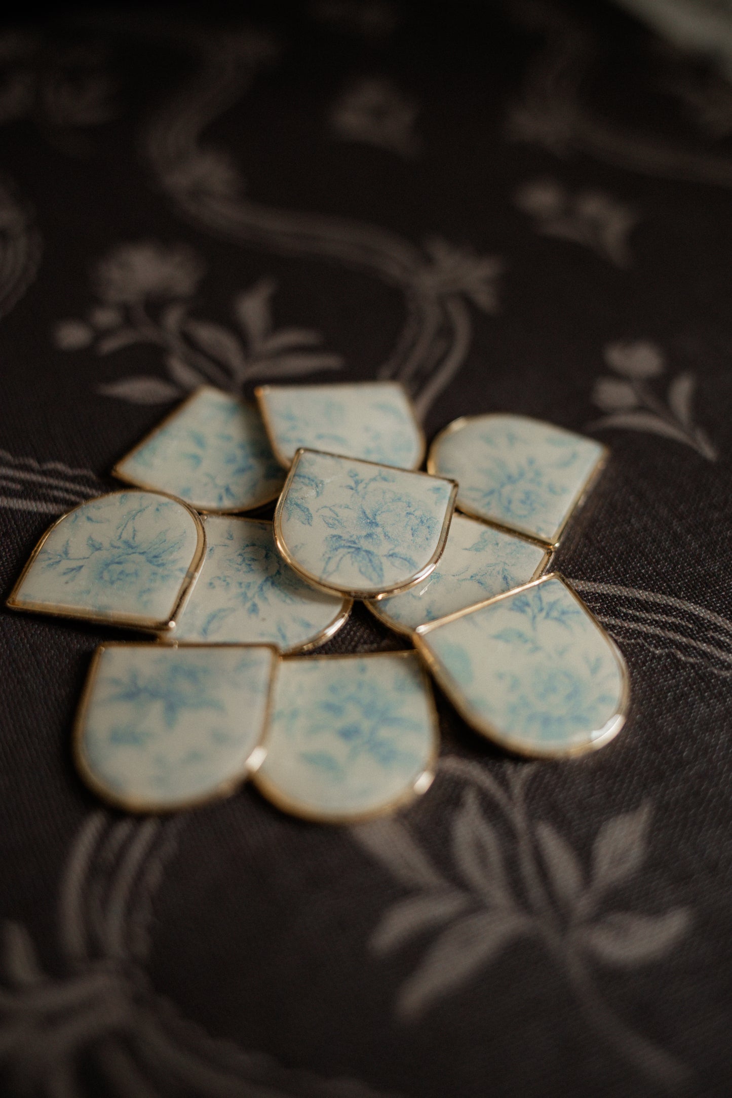 Rose Tea Floral Earring