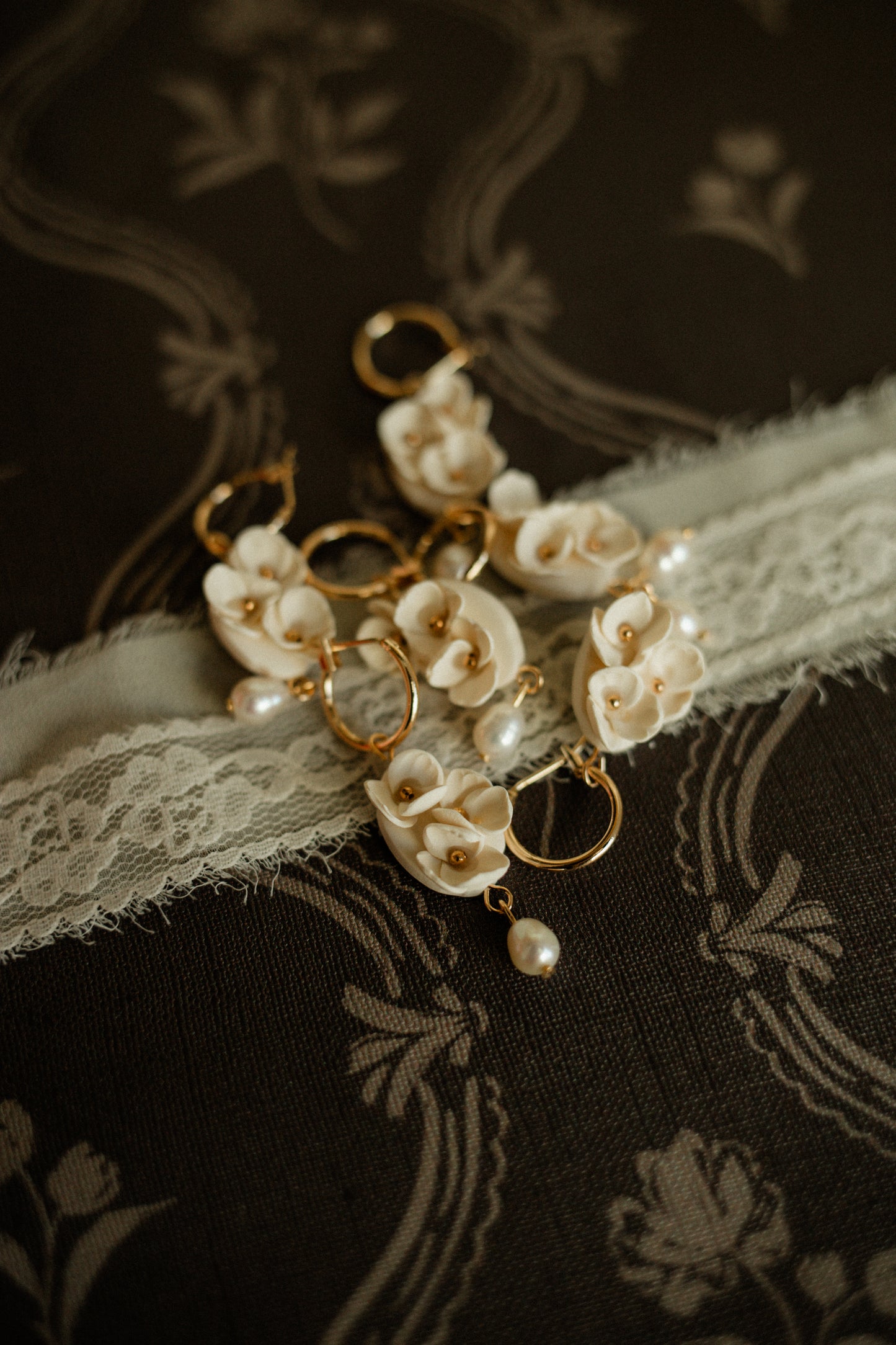 Rosethorn Floral Earrings