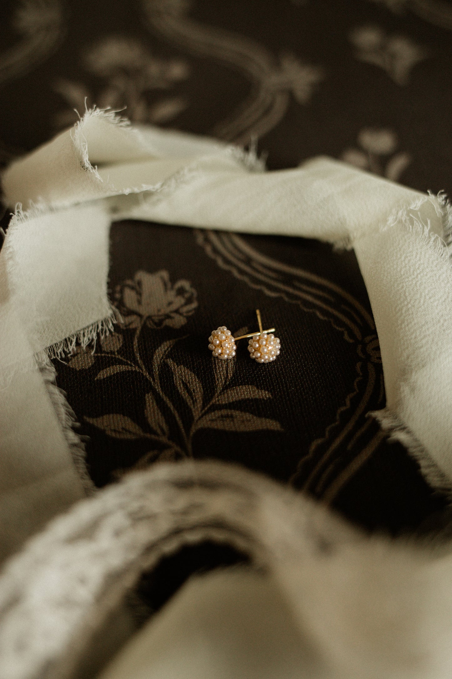 Ashford Pearl Cluster Studs