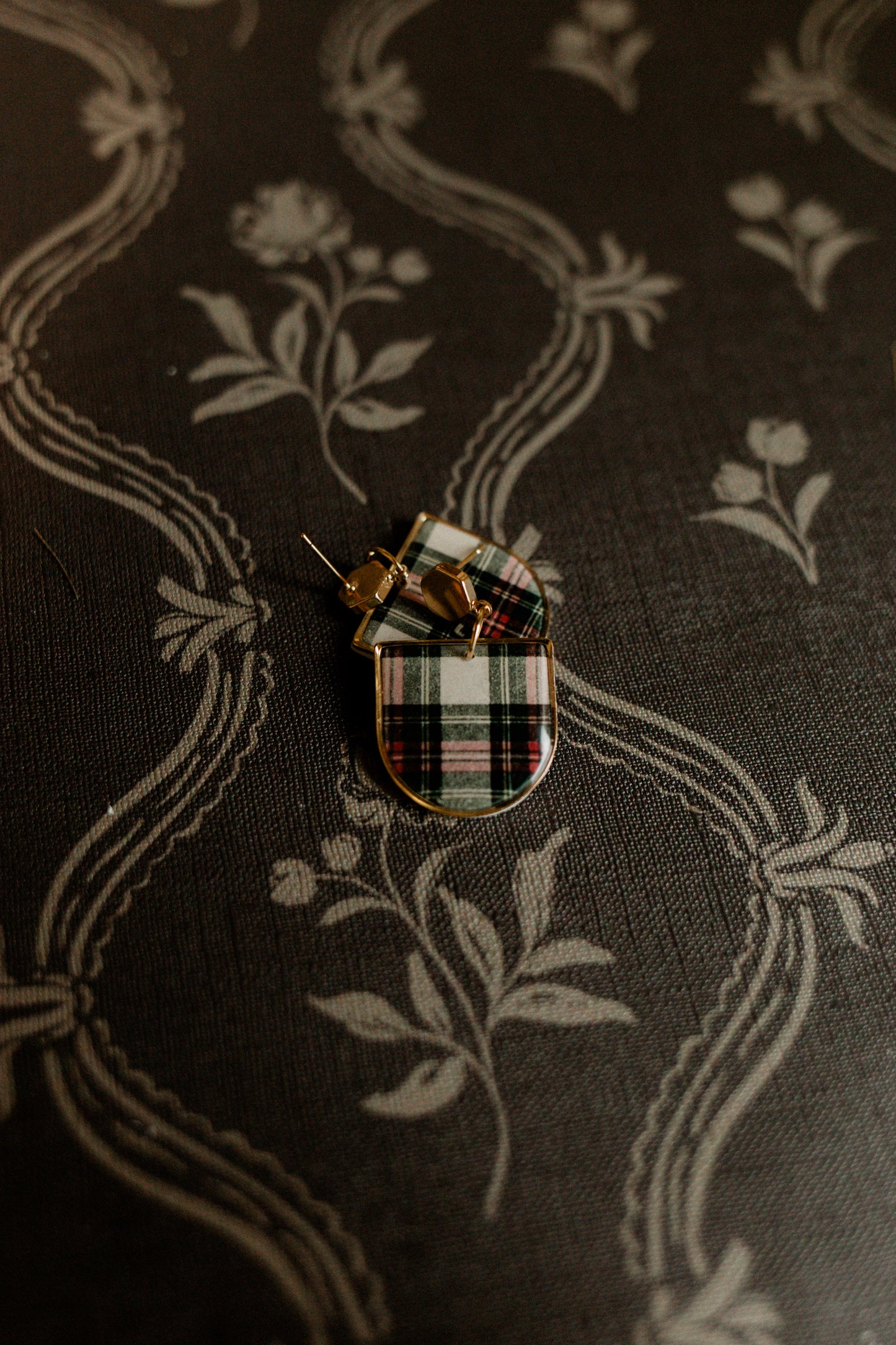 Modern Scottish Tartan Earrings