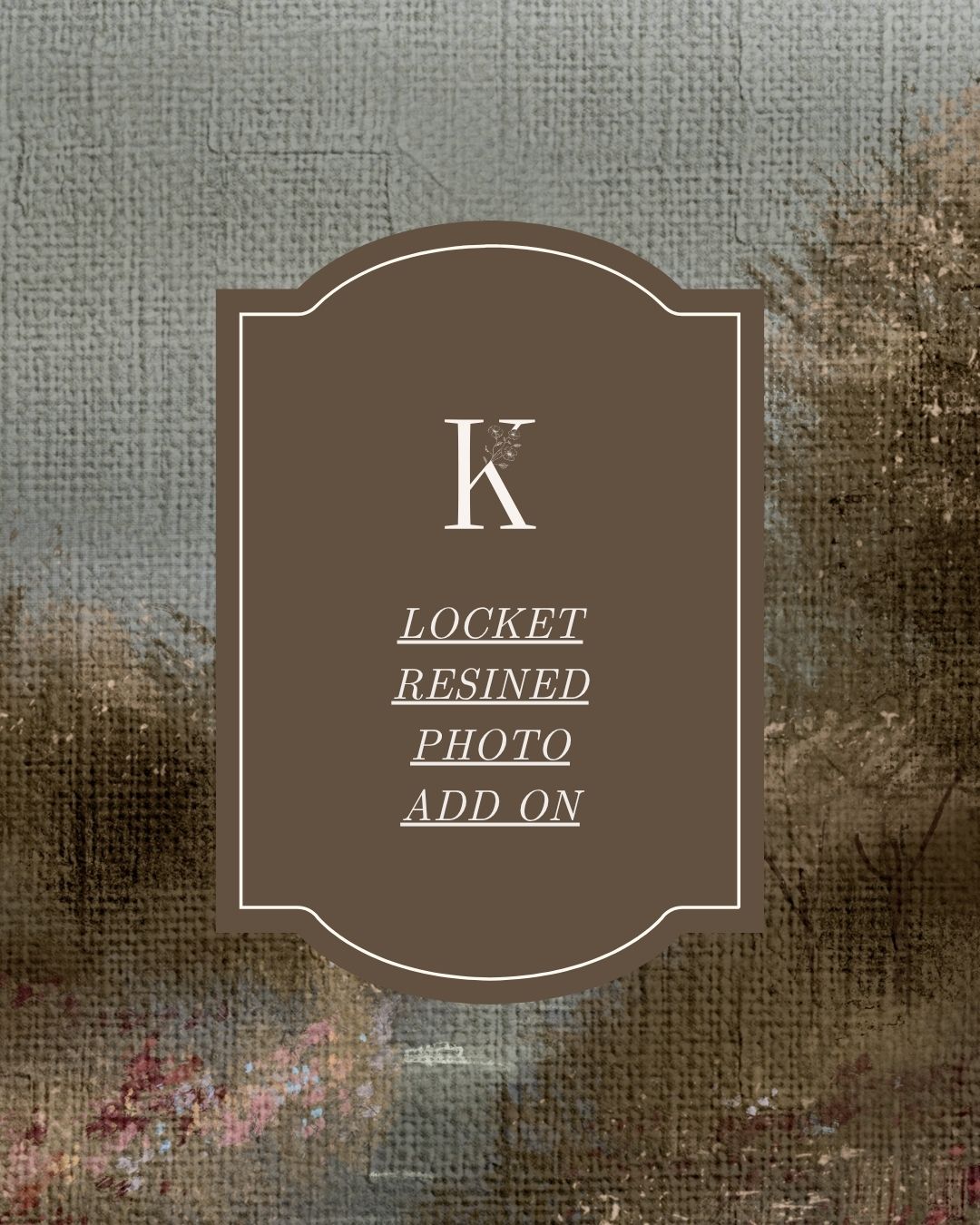 ADD ON RESINED PHOTO FOR LOCKETS