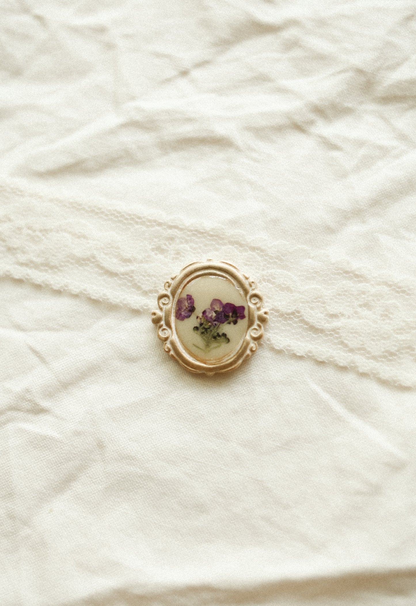 Antique pressed flower Magnets