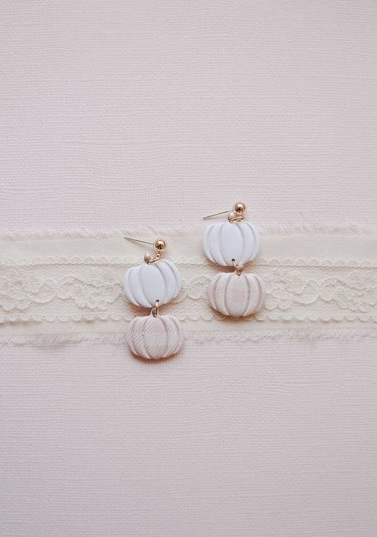 Blush Gingham Double Pumpkins