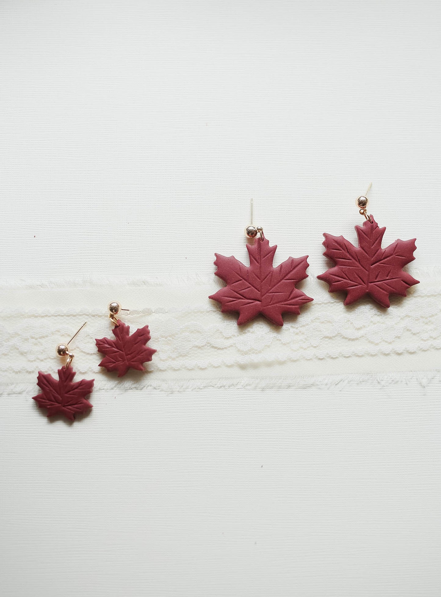 Single Maple Leaf Dangles