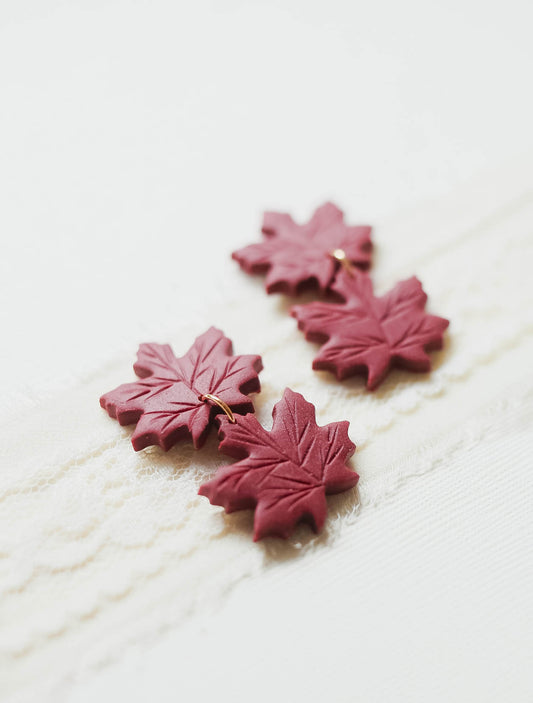 Double Maple Leaf Dangles