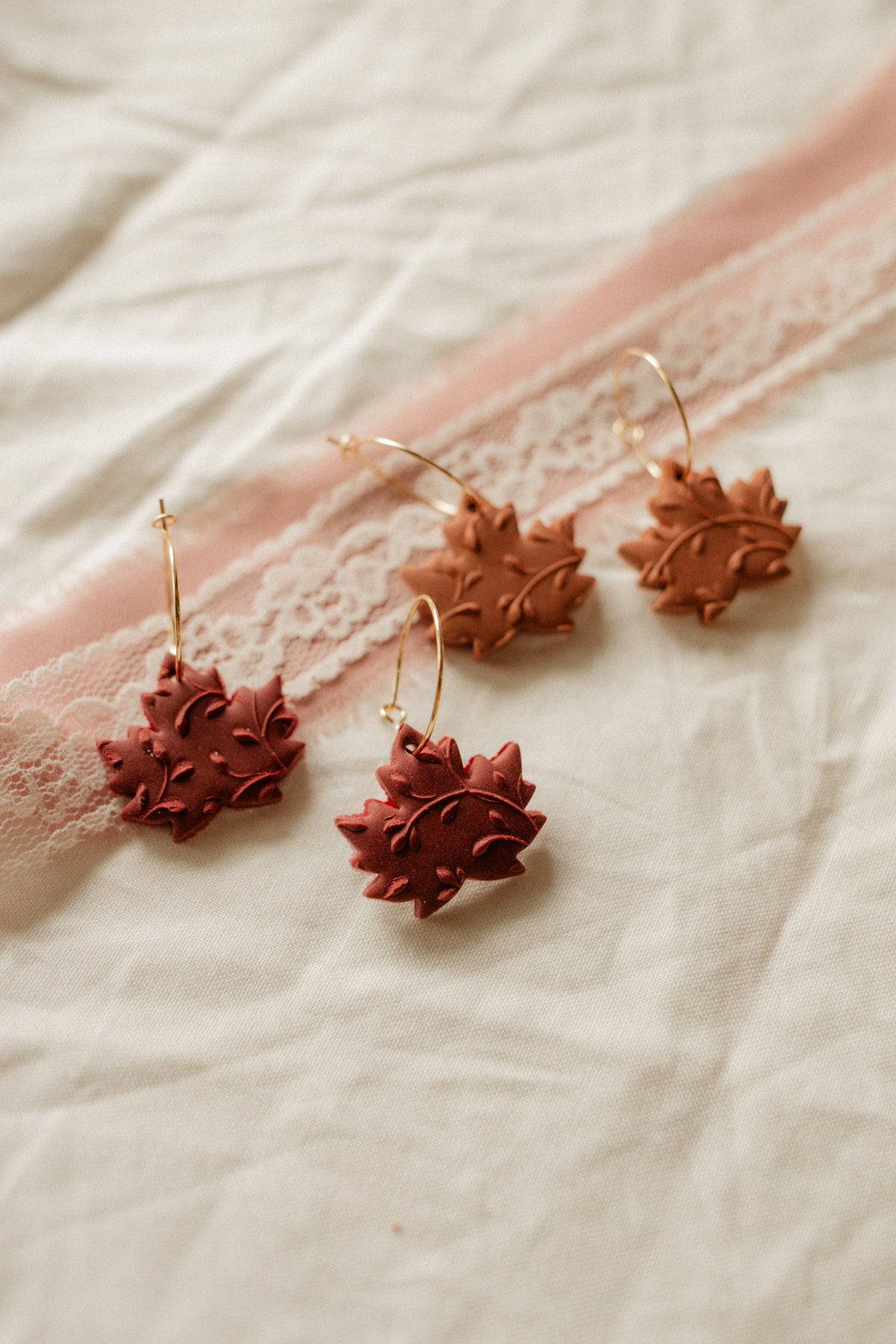Maple Lead Earrings