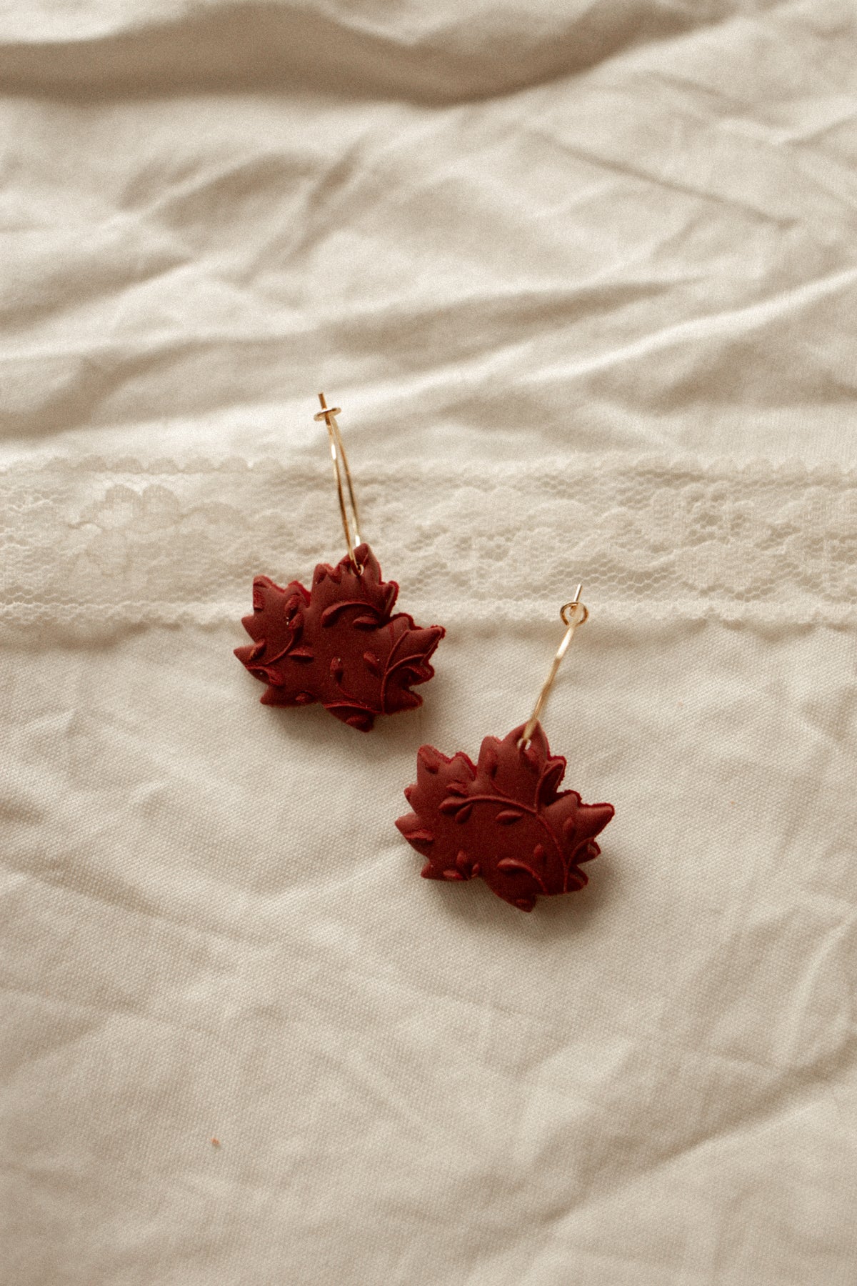 Maple Lead Earrings