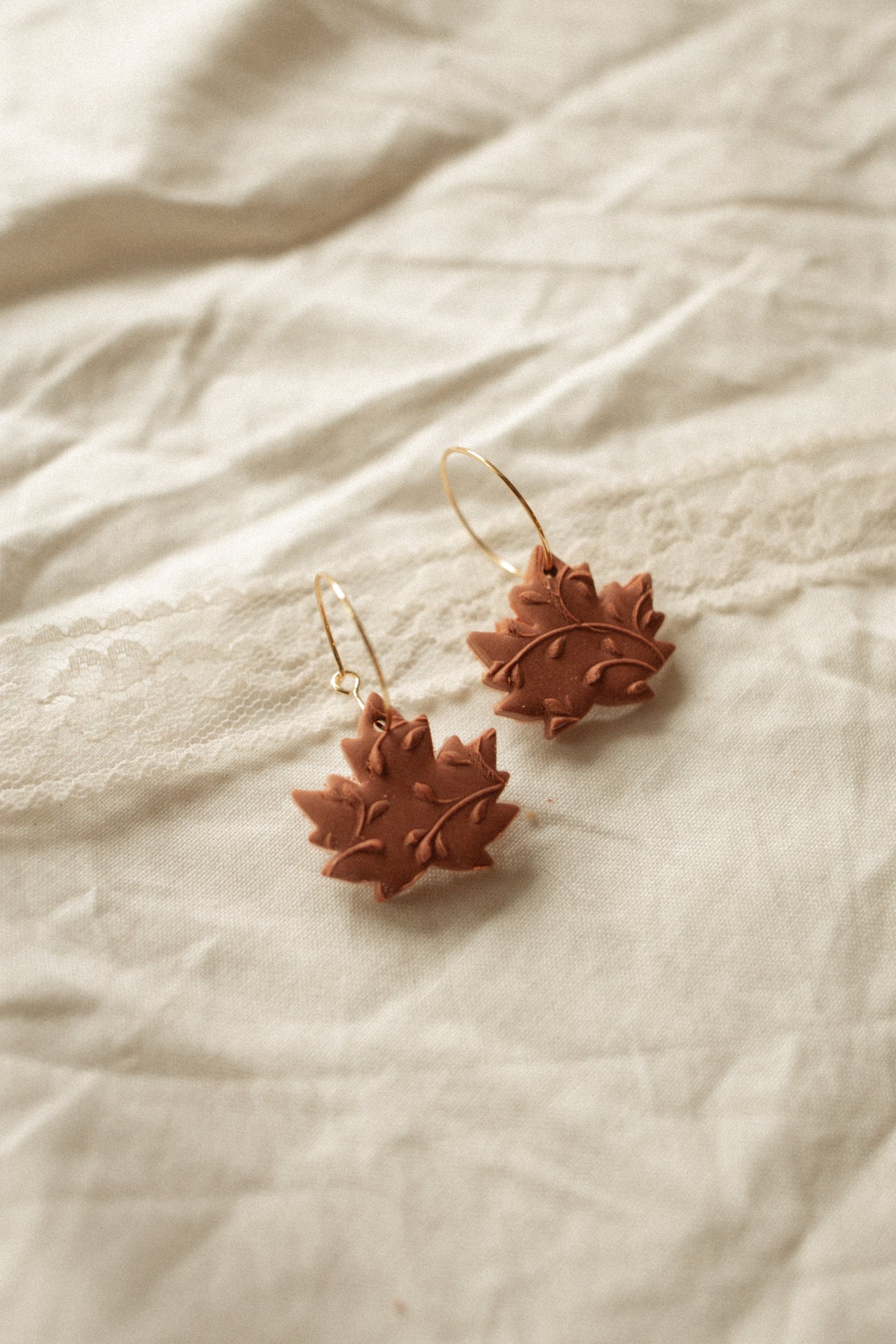Maple Lead Earrings