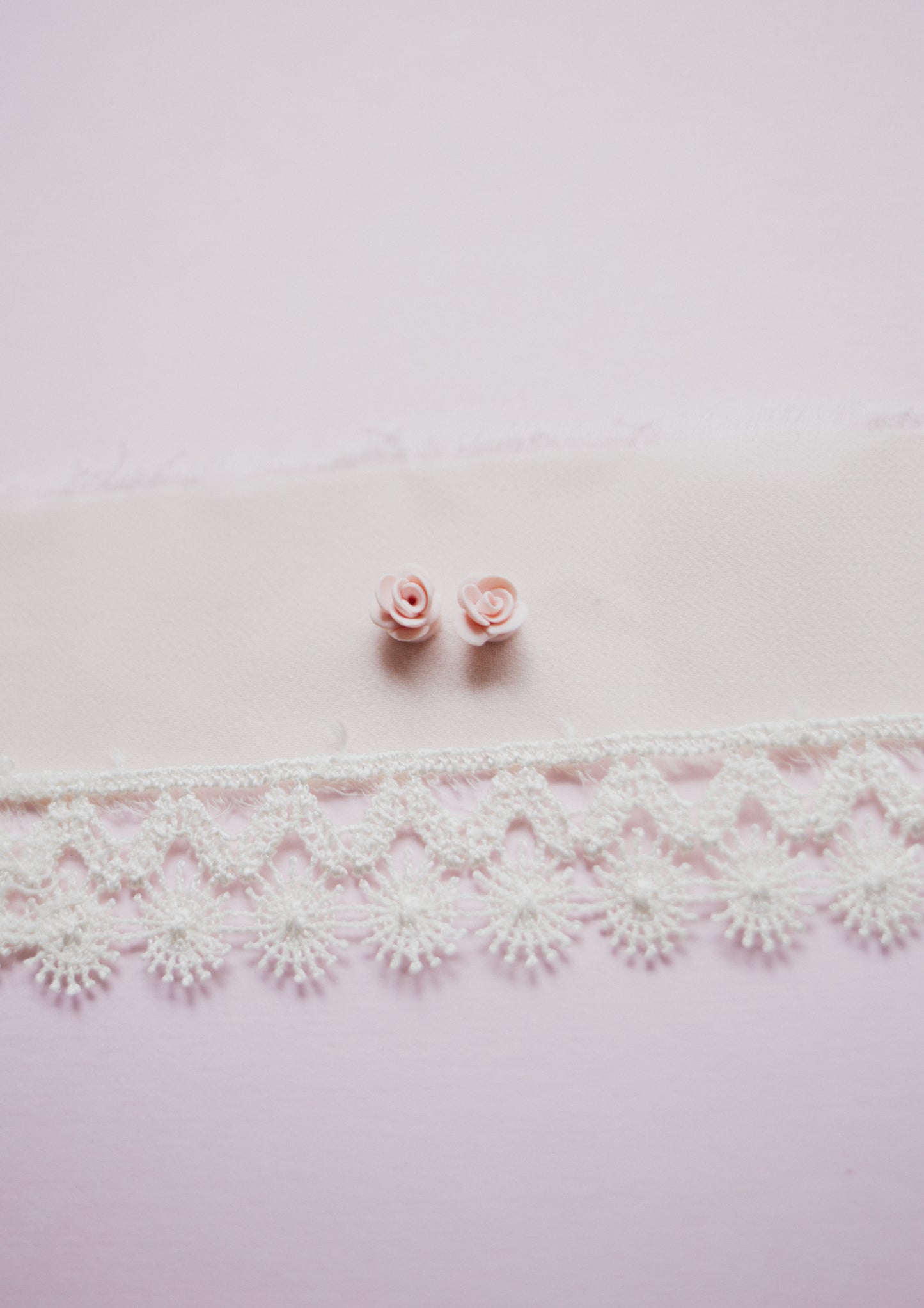 Pearl Rose Mother/Daughter Earrings