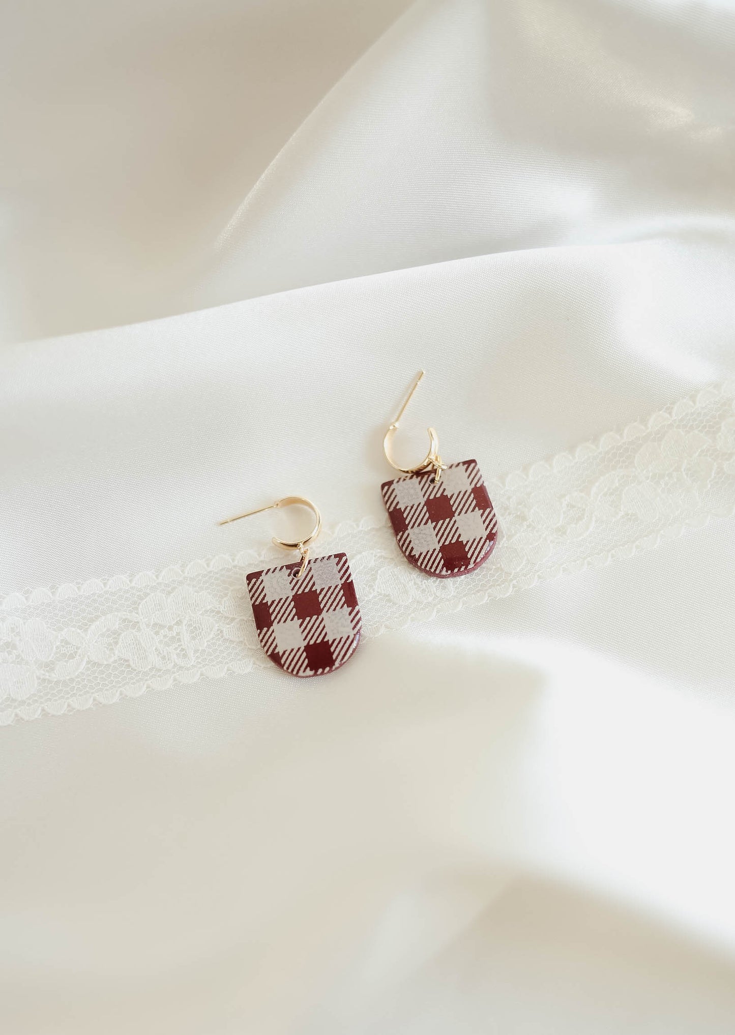 Christmas Plaid Earrings