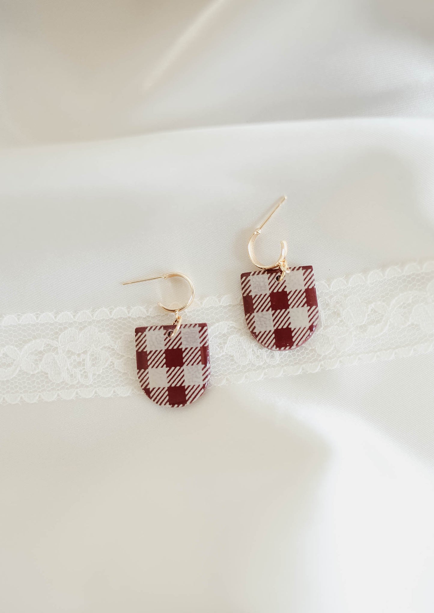 Christmas Plaid Earrings