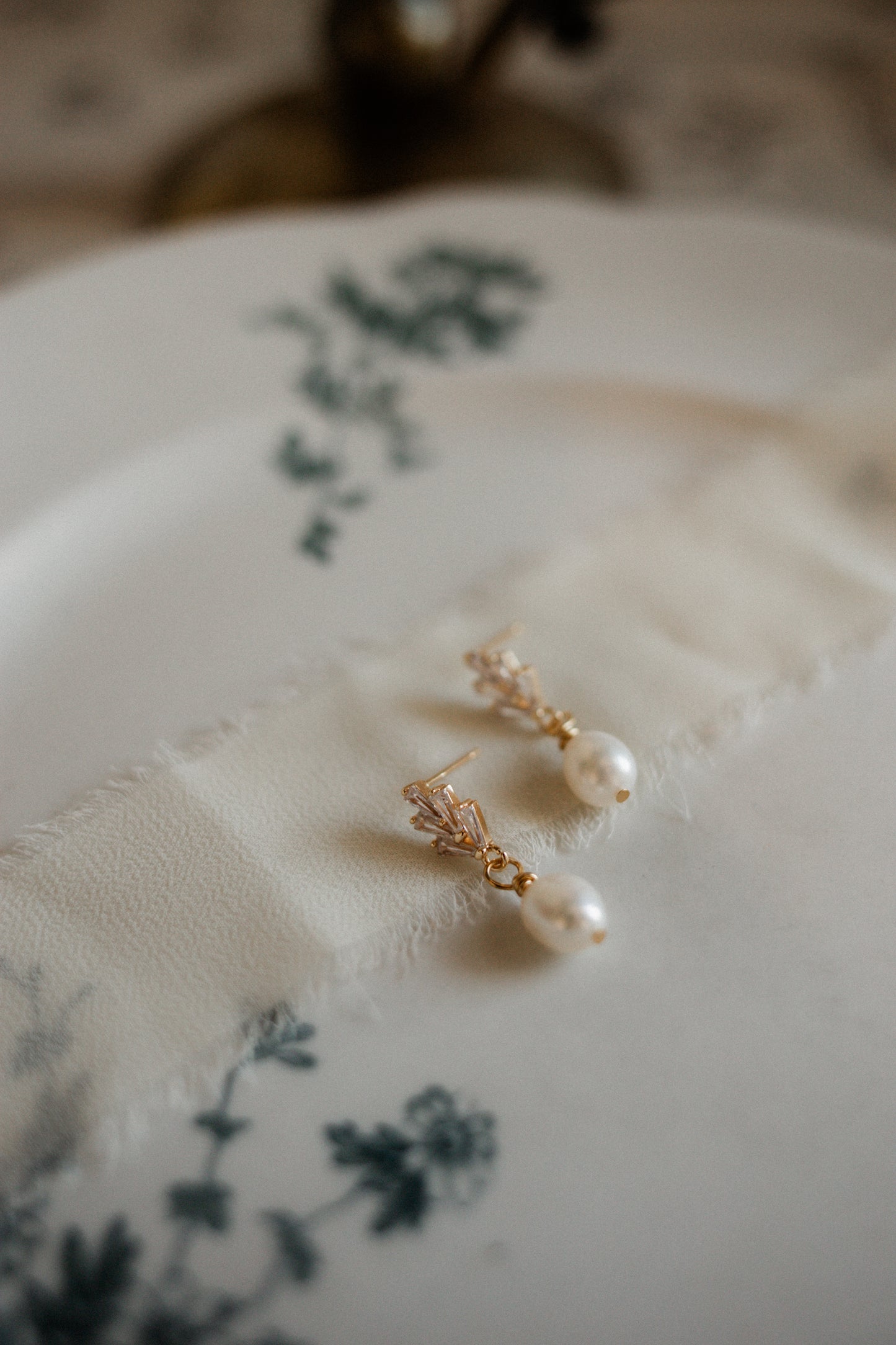 Charleston Pearl Drop Earrings