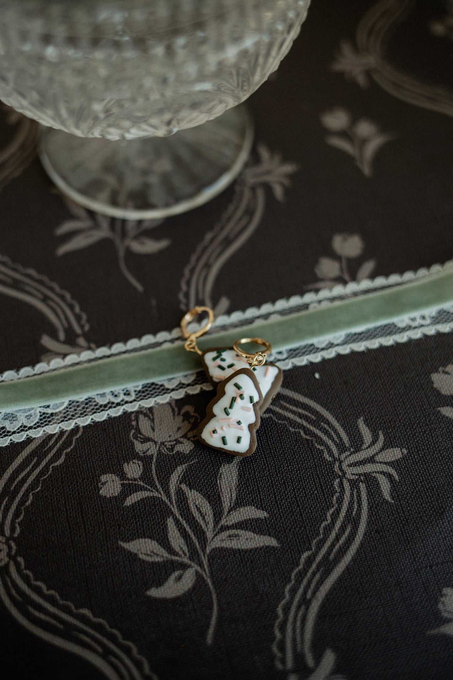 Iced Gingerbread Tree cookies