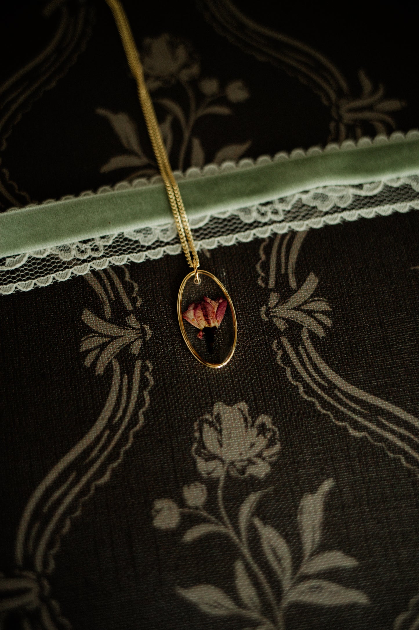 Winter Plumdrop Necklace