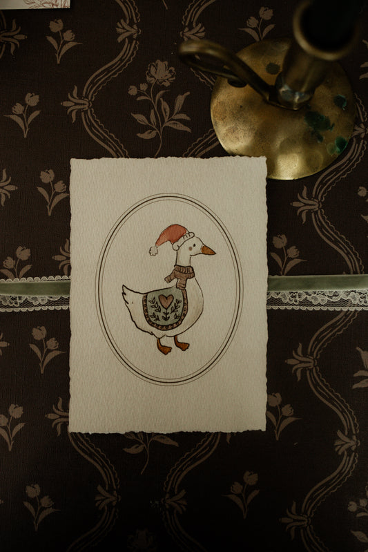 Scandinavian Duck Print 5X7