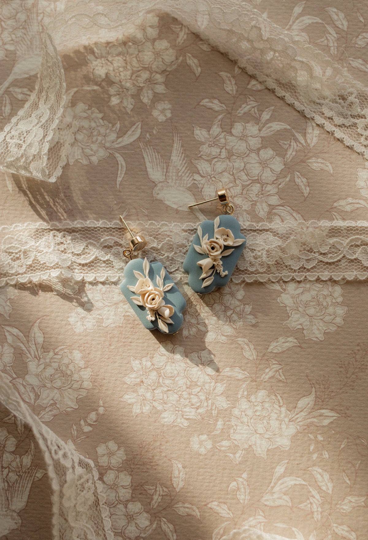 The Cottage Rose Earrings