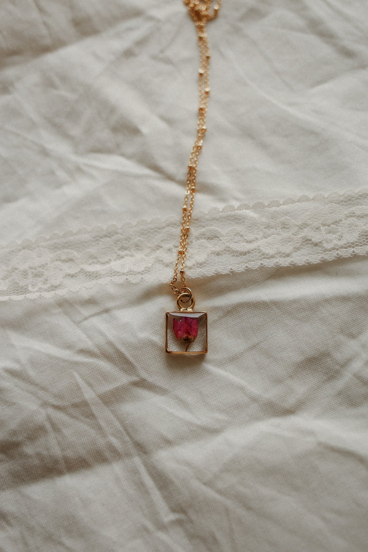 Primrose Pink Bloom Necklace