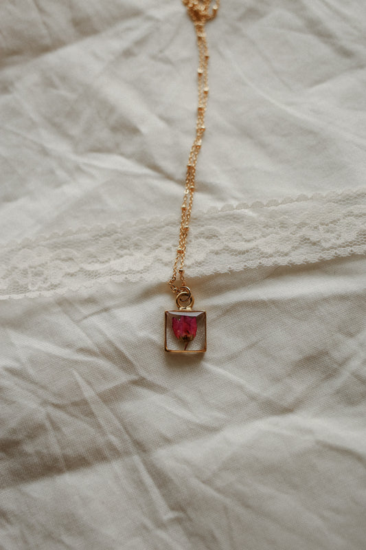 Primrose Pink Bloom Necklace